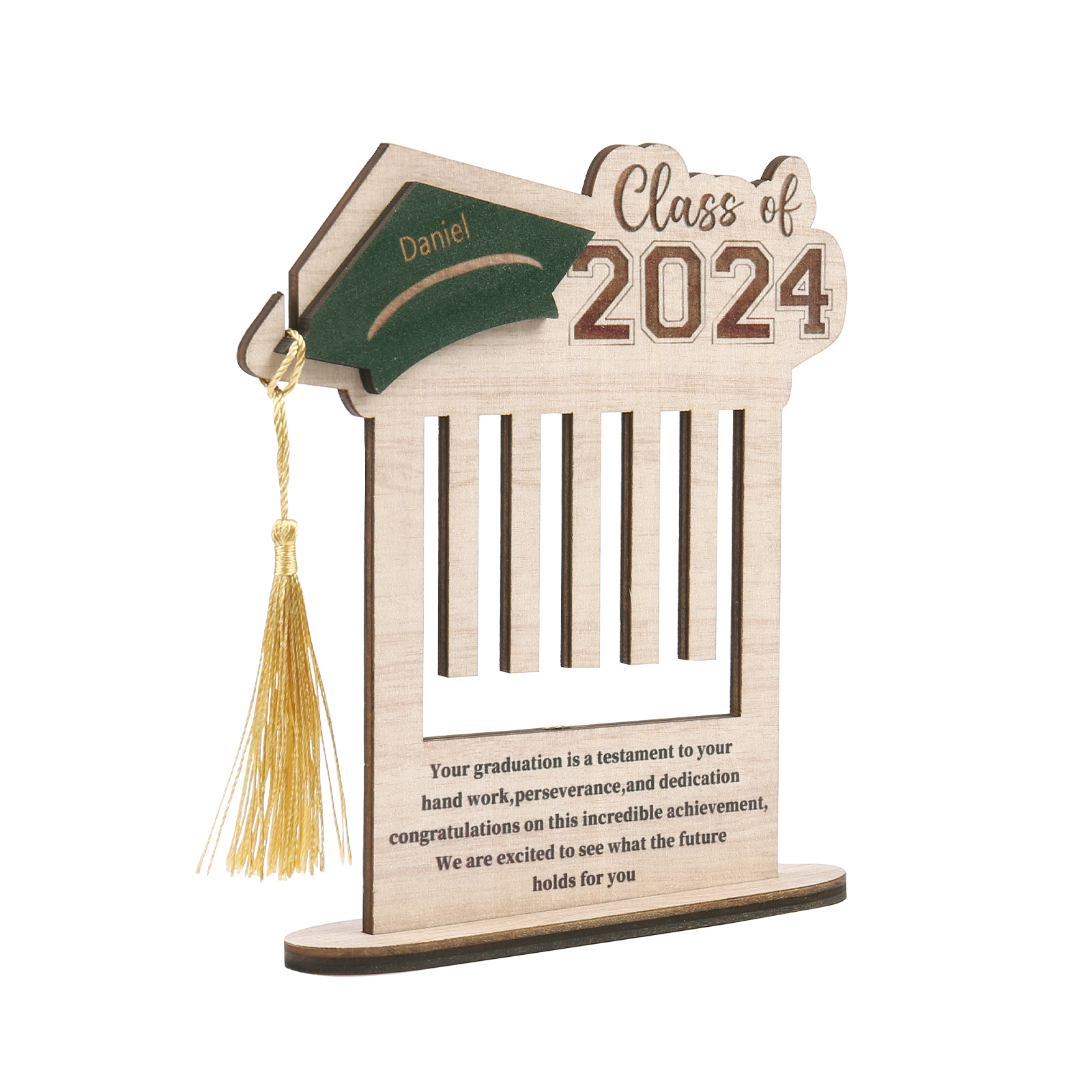 Class of 2024 Personalised Graduation Wooden Money Rack Custom Name Creative Graduation Gifts for Her/Him-Jessemade AU