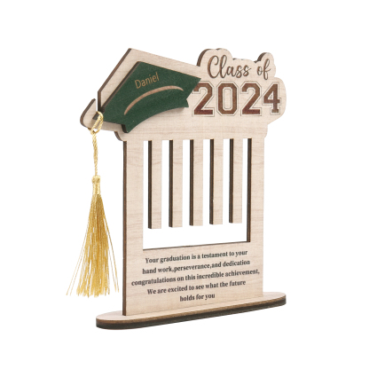Class of 2024 Personalised Graduation Wooden Money Rack Custom Name Creative Graduation Gifts for Her/Him-Jessemade AU