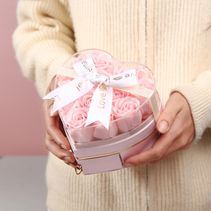 Rose Exquisite Jewelry Box Storage Box Valentine's Day Gift Packaging Box-Jessemade AU