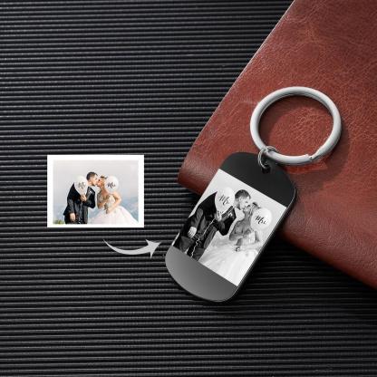 Personalised Calendar Keychain Engraved Photo Keychain Gifts For Him-Jessemade AU