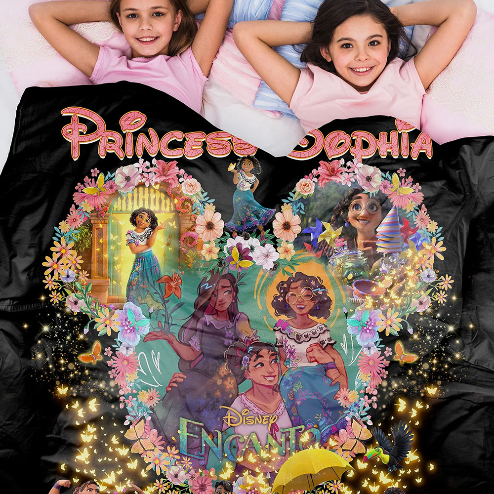 Personalised Disney Princess Blanket Gifts For Kids-Jessemade AU