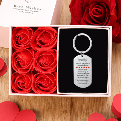 Personalised Couple Keychain Custom 2 Names Keyring "Get Home Safe" Stainless Steel Keychain - Valentine's Gift for Him/Her-Jessemade AU