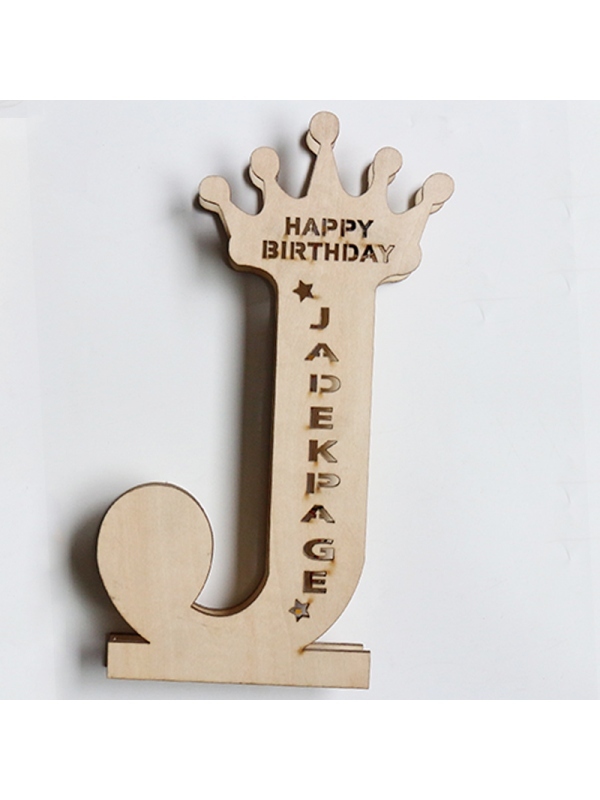 Personalised Name Crown Custom Letter Night Light best gift-Jessemade AU