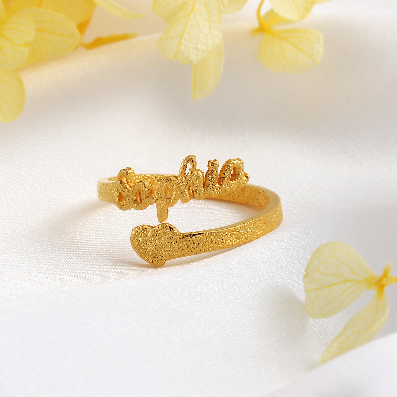 Personalised Family Name Ring Custom 1 Names Gifts For Women-Jessemade AU