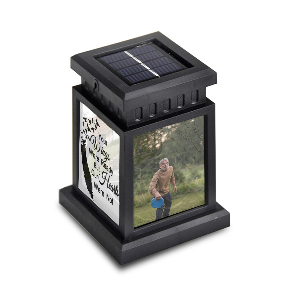 Personalised Photo Lantern Lamp Your Wings Were Ready Memorial Sympathy gift-Jessemade AU