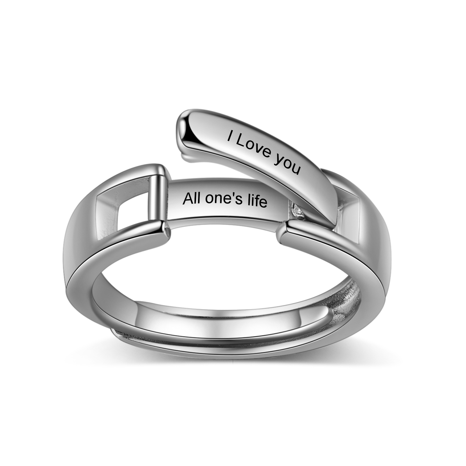 Couple Ring Personalised Matching Rings Gift for Couple-Jessemade AU