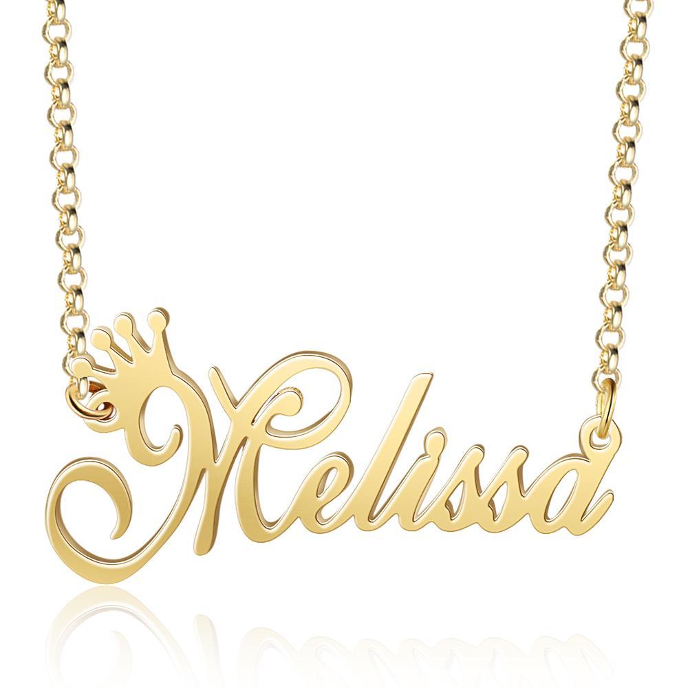 Personalised Necklace Custom 1 Name Necklace Gift For Women-Jessemade AU