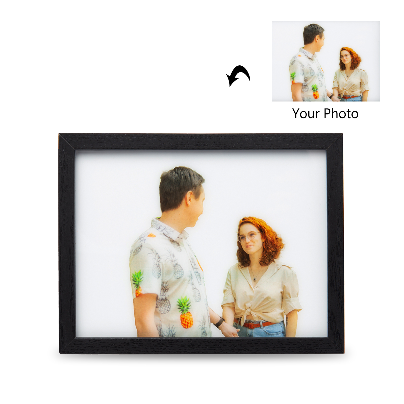 Personalised Photo Frame Night Light Changeable Colour Lamp Home Decor Personalised Gifts for Family Friends-Jessemade AU