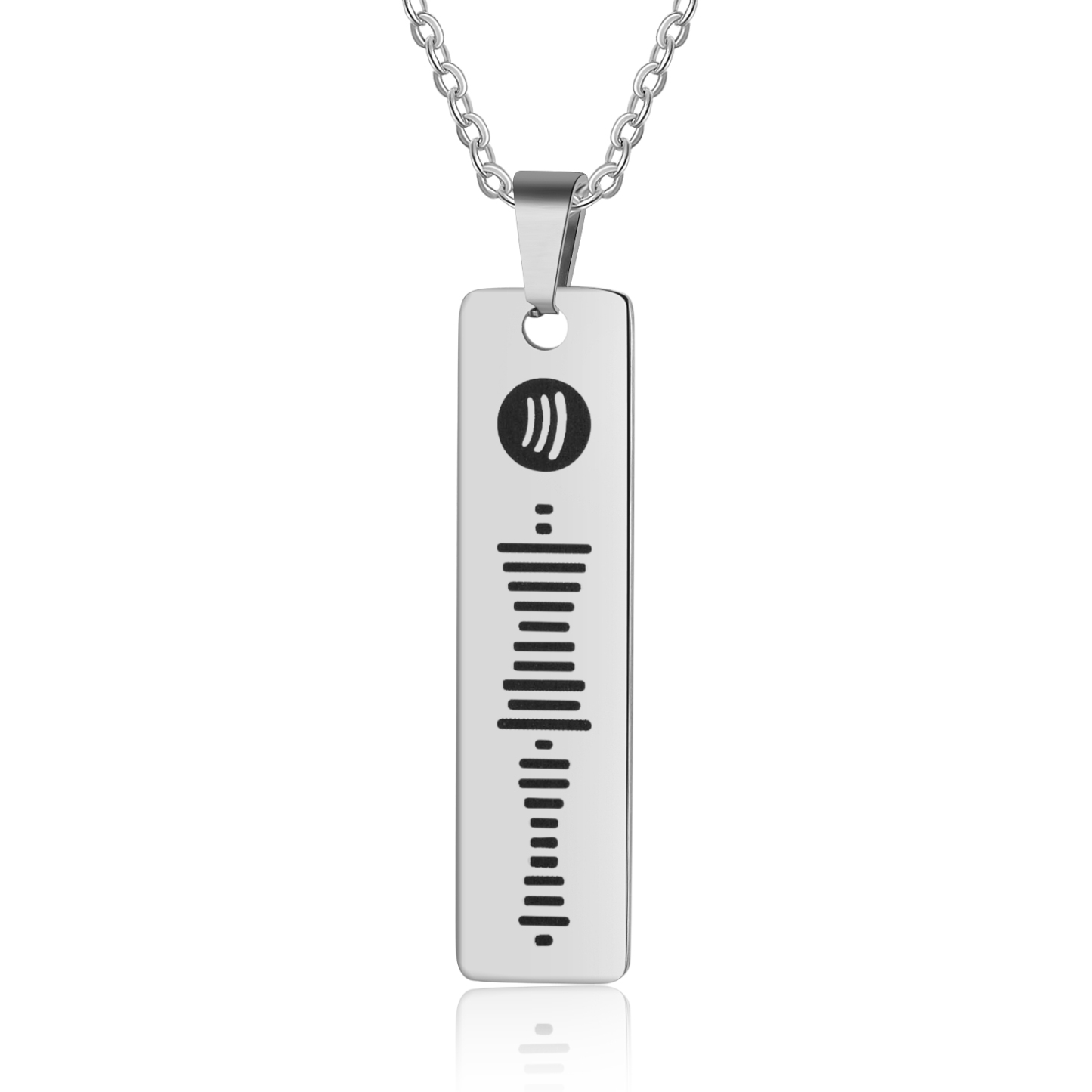 Customised Spotify code Women's Necklace For Lover-Jessemade AU