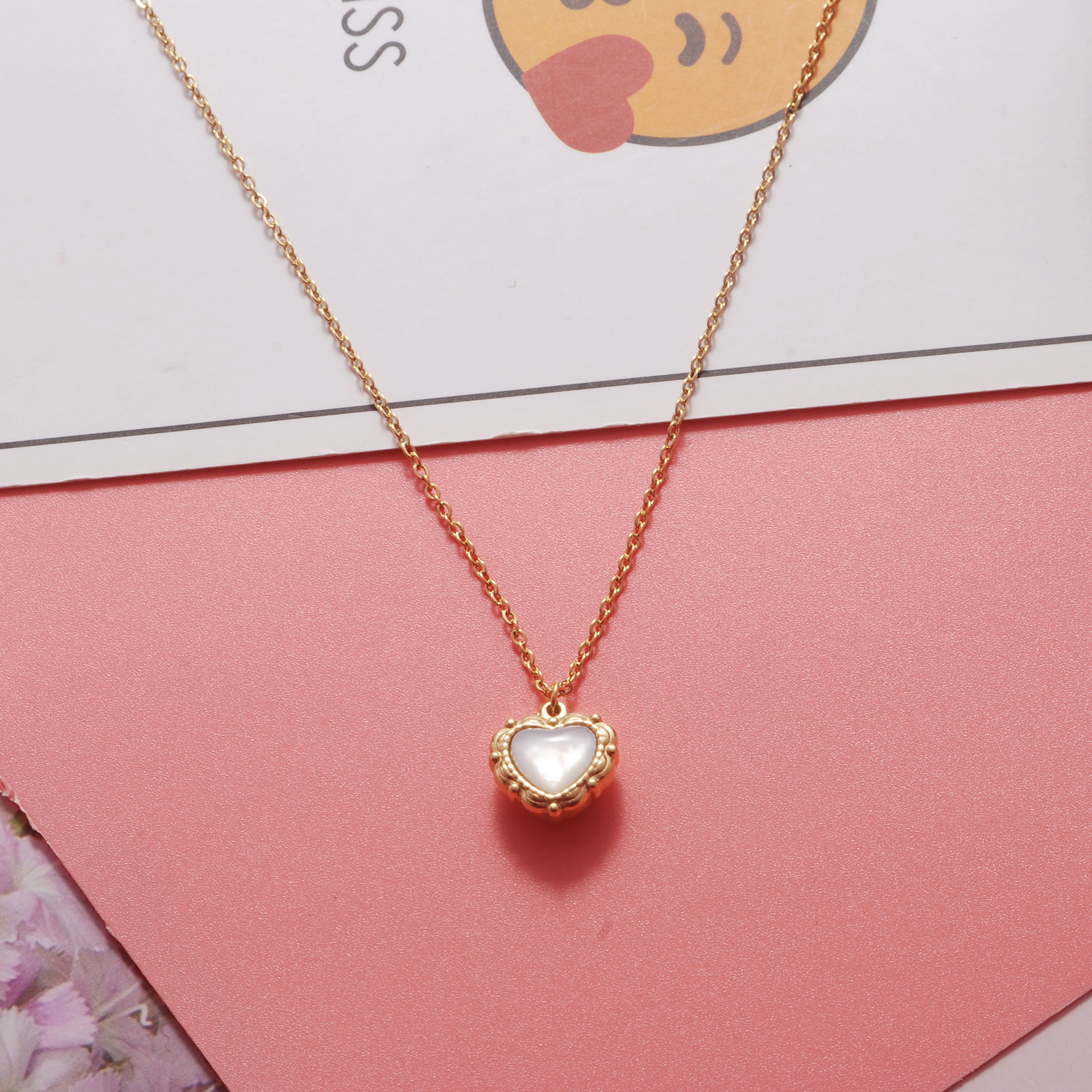 Heart Necklace for Women Girls-Jessemade AU