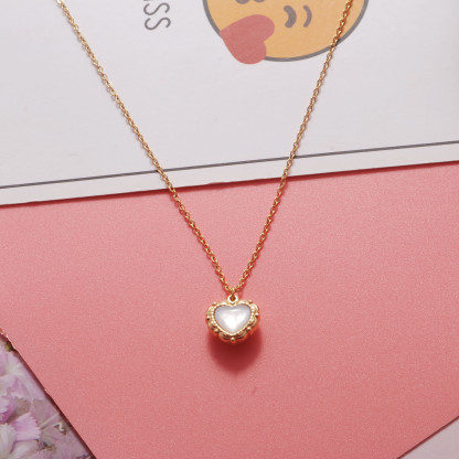 Heart Necklace for Women Girls-Jessemade AU