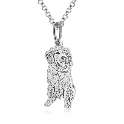 Personalised Pet Gift Custom 1 Pet Photo Necklace Gifts For Her-Jessemade AU