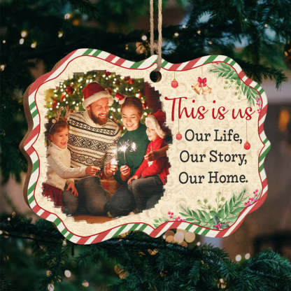 Personalised Photo Christmas Ornament Custom photos Gifts for Family-Jessemade AU
