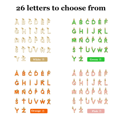 Back To School Personalised Rainbow Necklace Custom Birthstone and Initial Necklace-Jessemade AU