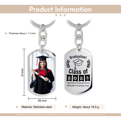 Graduation Keychain Personalised Photo Keychain for Her/Him-Jessemade AU
