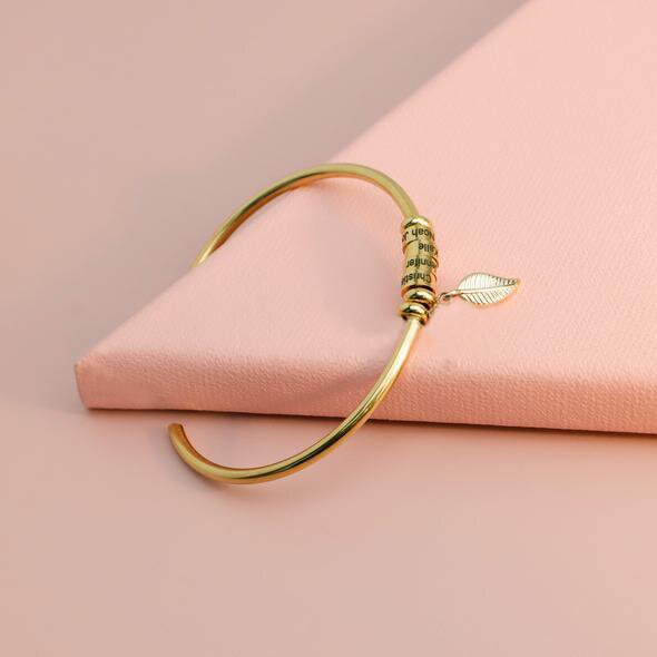 5 Bracelet Bracelet with a leaf-Jessemade AU