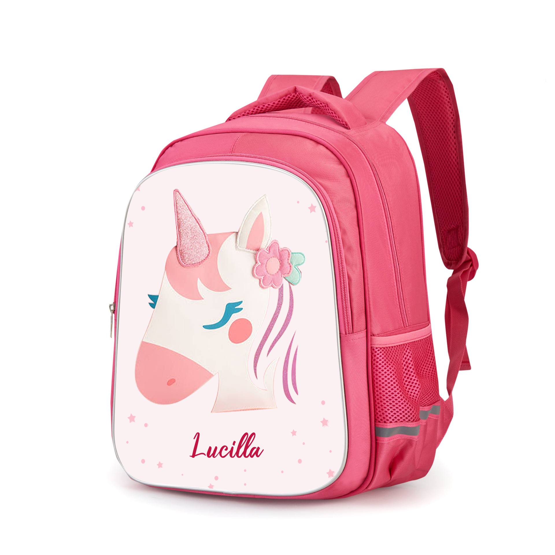 Girls Backpack for School Custom Name Unicorn Backpack Kids Travel Day Bag-Jessemade AU