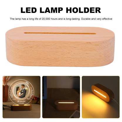 Personalised Couple Photo Night Light Customised 2 Names & Date & Text LED Lamp Romantic Gifts for Him/Her-Jessemade AU