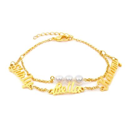 Personalised Bracelet Custom 3 Names Bracelet Gift For Her-Jessemade AU