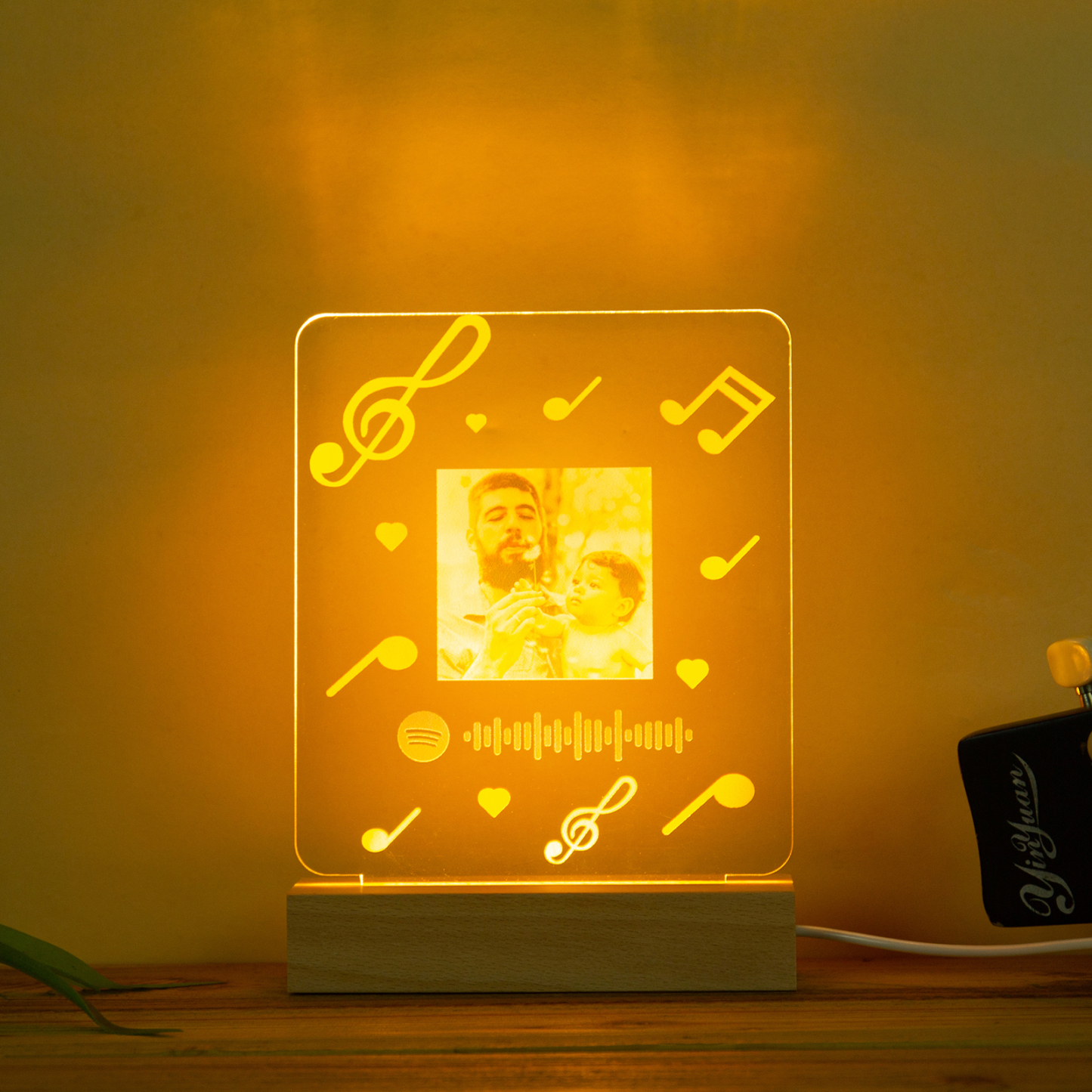 Personalised Spotify Code Photo LED Night Light-Jessemade AU