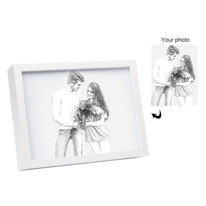 Personalised Photo Frame Night Light Changeable Colour Lamp Home Decor Personalised Gifts for Family Friends-Jessemade AU