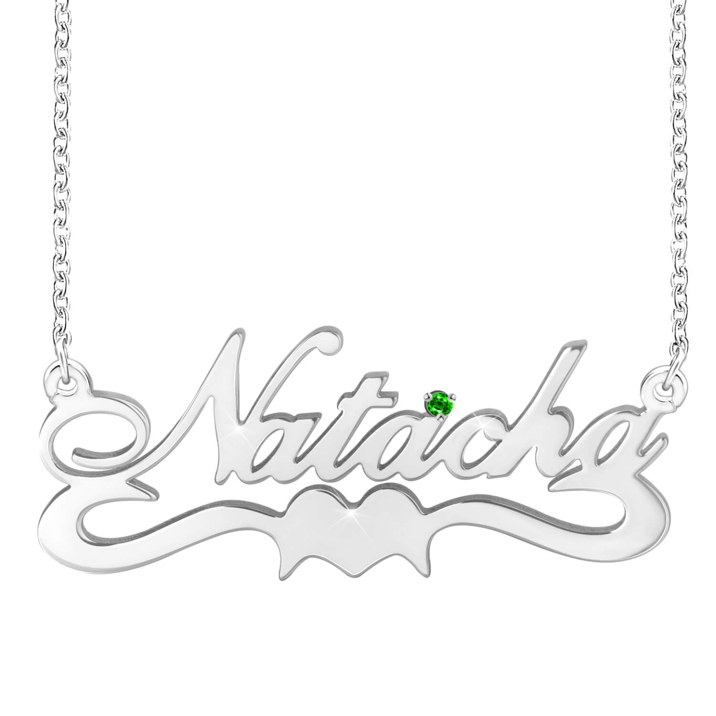 Personalised Necklace With Birthstone Custom 1 Name Necklace Gift For Her-Jessemade AU