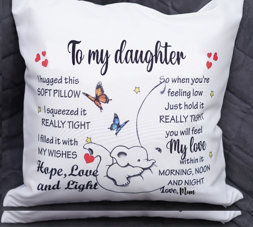 To My Daughter-Pillow Case-Jessemade AU