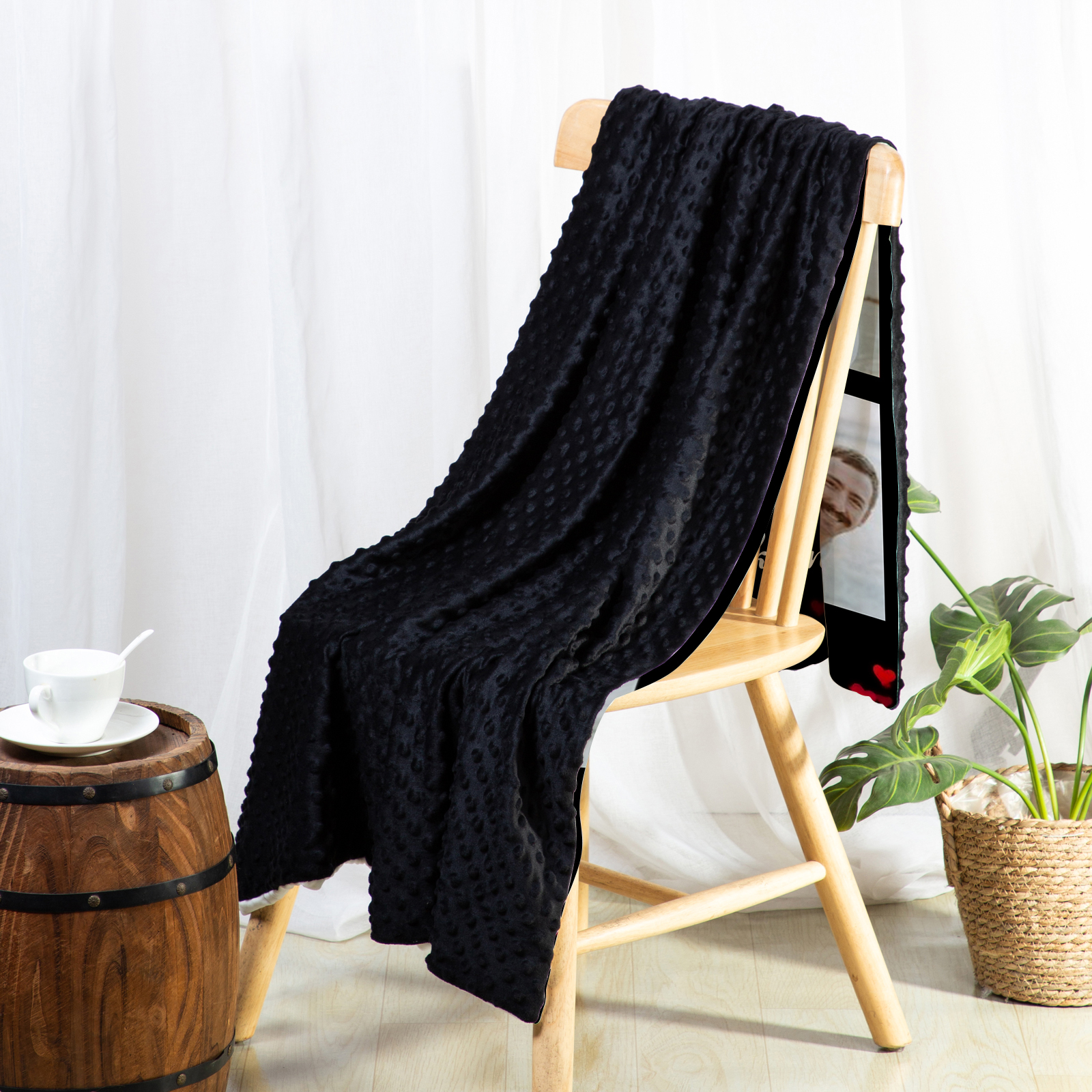 To My Daring Personalised Couple Blanket Engrave Photo Sweet Gift For Her-Jessemade AU