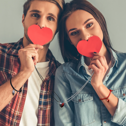 Personalised Matching Couple Letter Necklace Custom Names Magnetic Necklace Valentine's Day Gifts for Couple-Jessemade AU