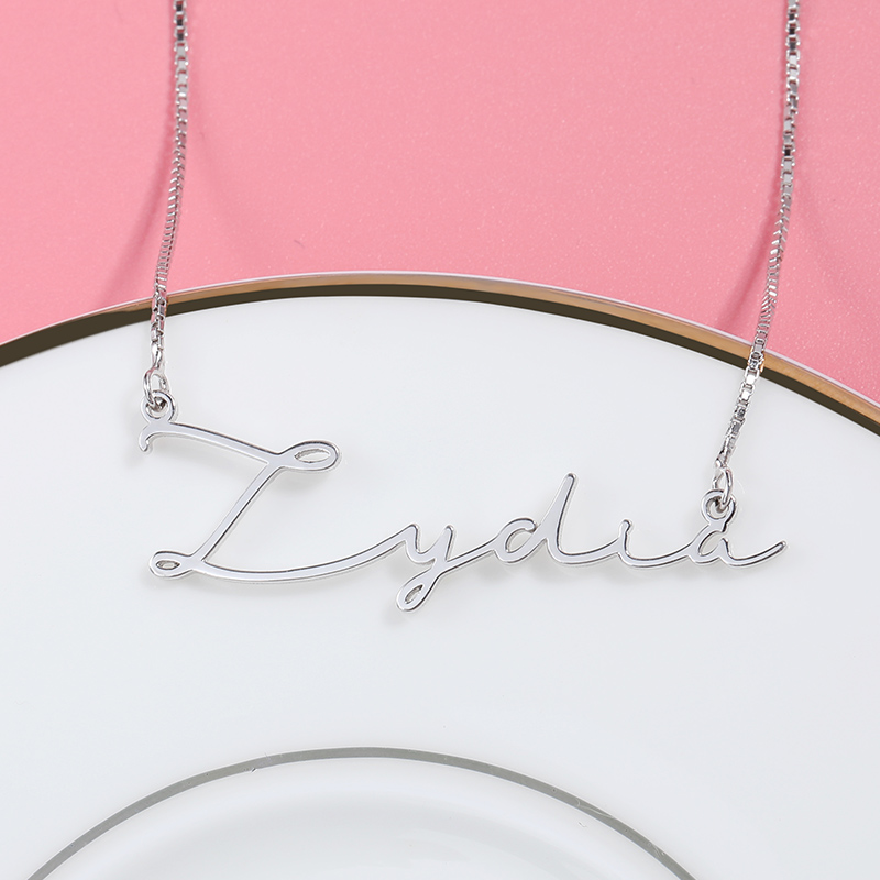 Personalised Necklace Custom 1 Name Necklace Gift For Her-Jessemade AU