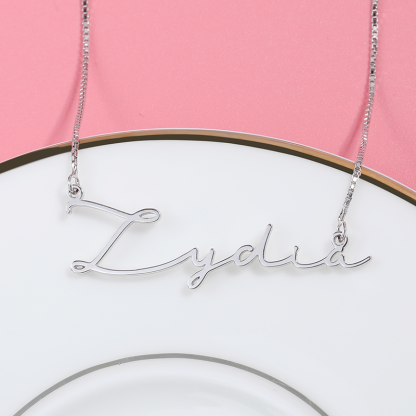 Personalised Necklace Custom 1 Name Necklace Gift For Her-Jessemade AU