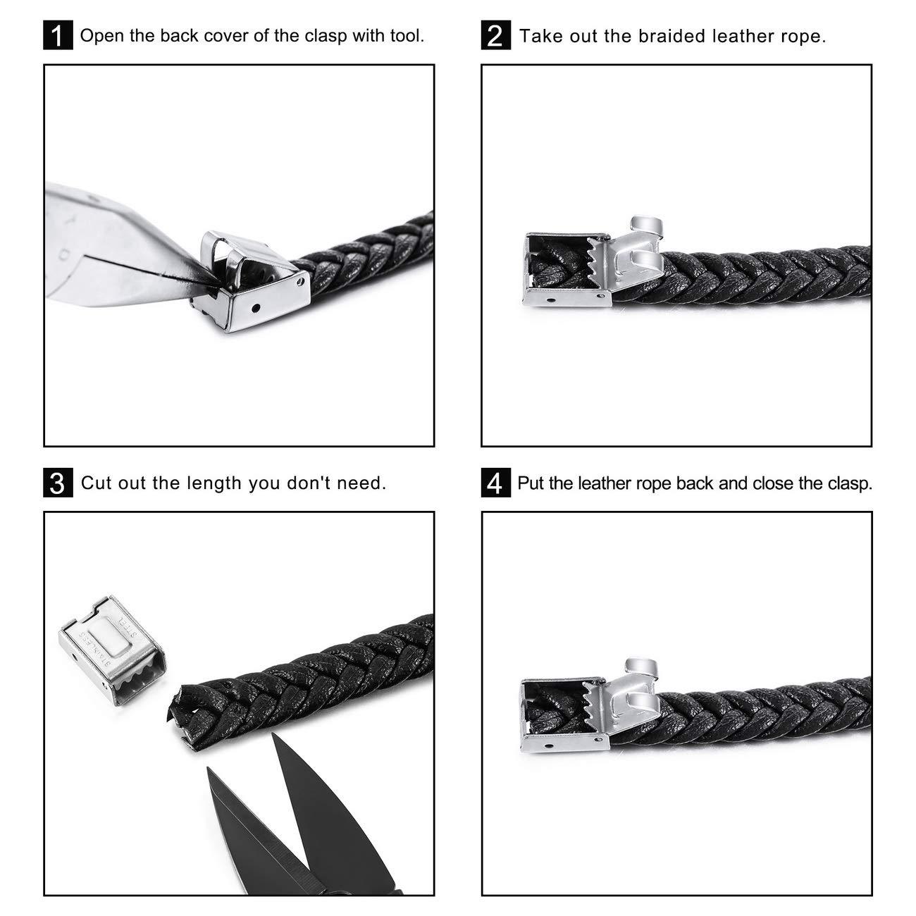 Personalised Men's Engraving Bracelet For Him Gift for Dad-Jessemade AU