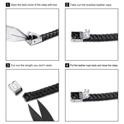 Personalised Men's Engraving Bracelet For Him Gift for Dad-Jessemade AU