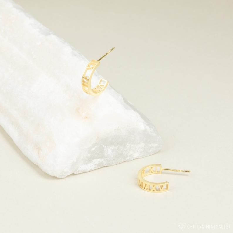 Personalised Name Custom Earrings Simple Stylish Gifts for Her-Jessemade AU