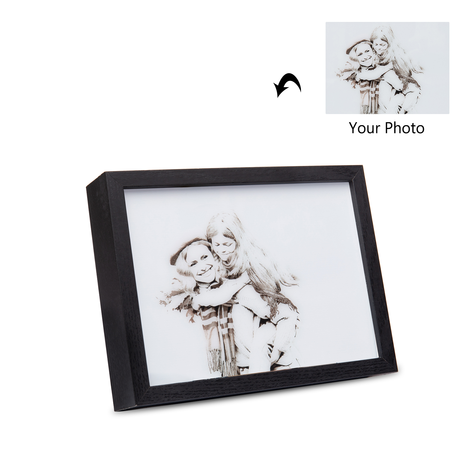 Personalised Photo Frame Night Light Changeable Colour Lamp Home Decor Personalised Gifts for Family Friends-Jessemade AU