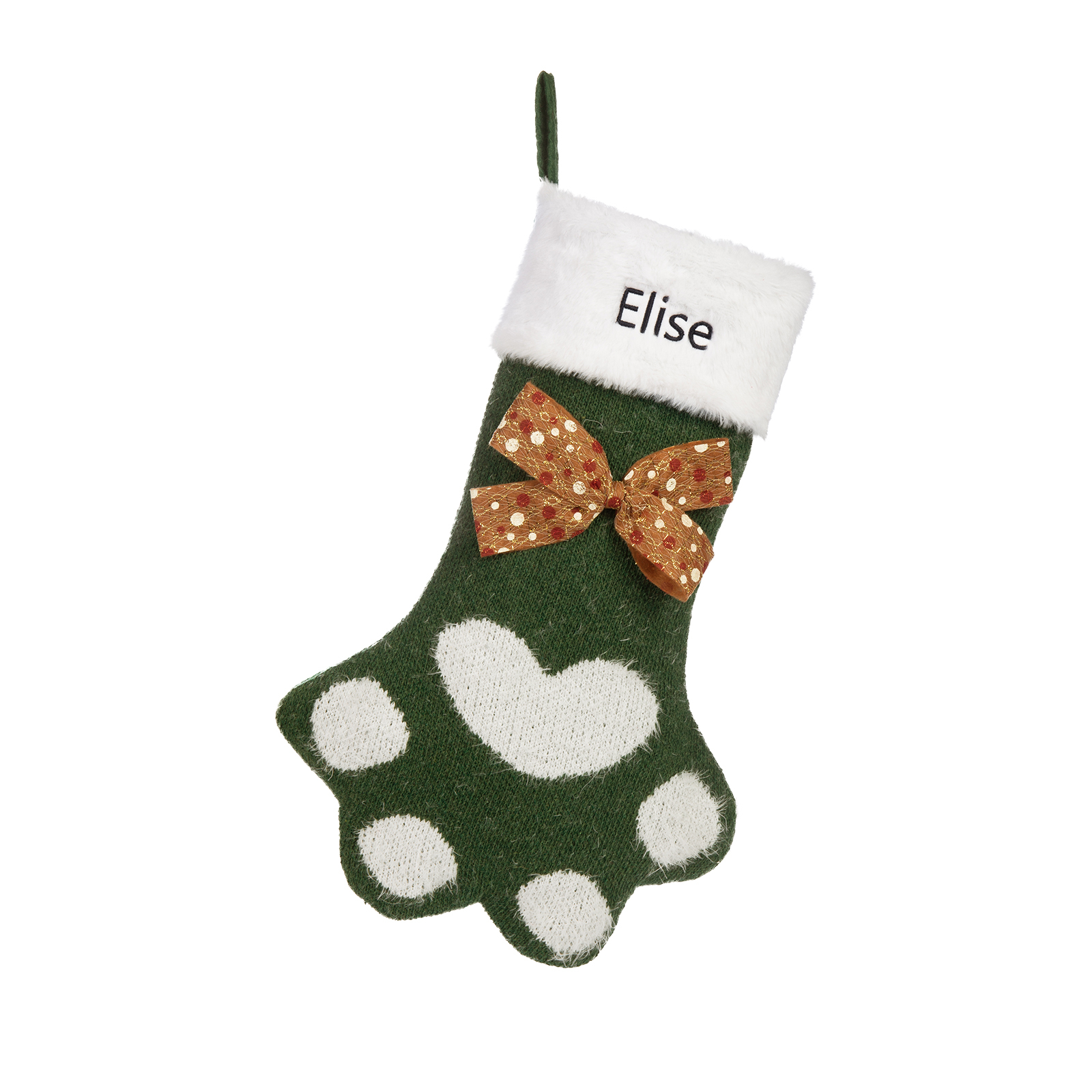 Personalised Christmas Stockings Gift Bag Customised 1 Name Christmas Sock Ornament Gift for Family Friends-Jessemade AU
