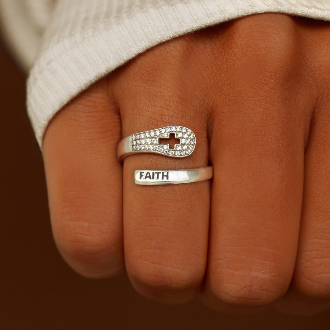 To My Daughter, Whenever you feel overwhelmed, Faith Pray Ring With Card, Gifts For Her-Jessemade AU