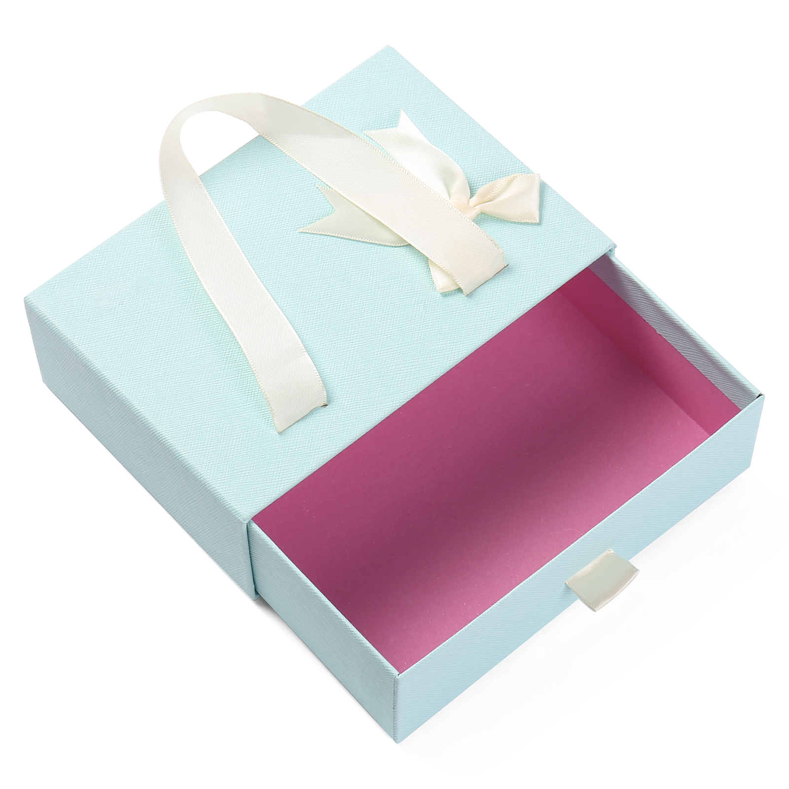 Exquisite Wallet Gift Box Blue Rectangle Gift Packaging