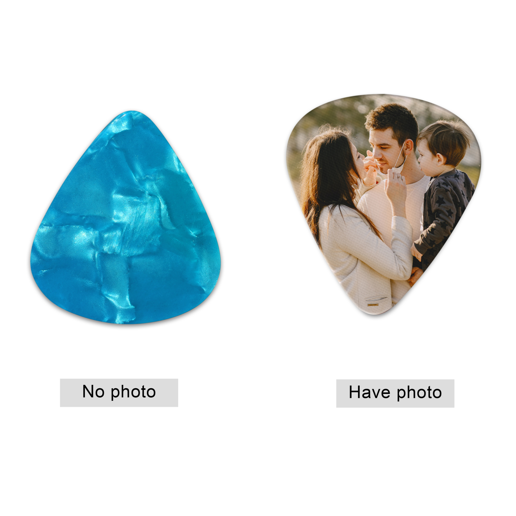 1pcs Personalised Wooden Guitar Pick-Jessemade AU