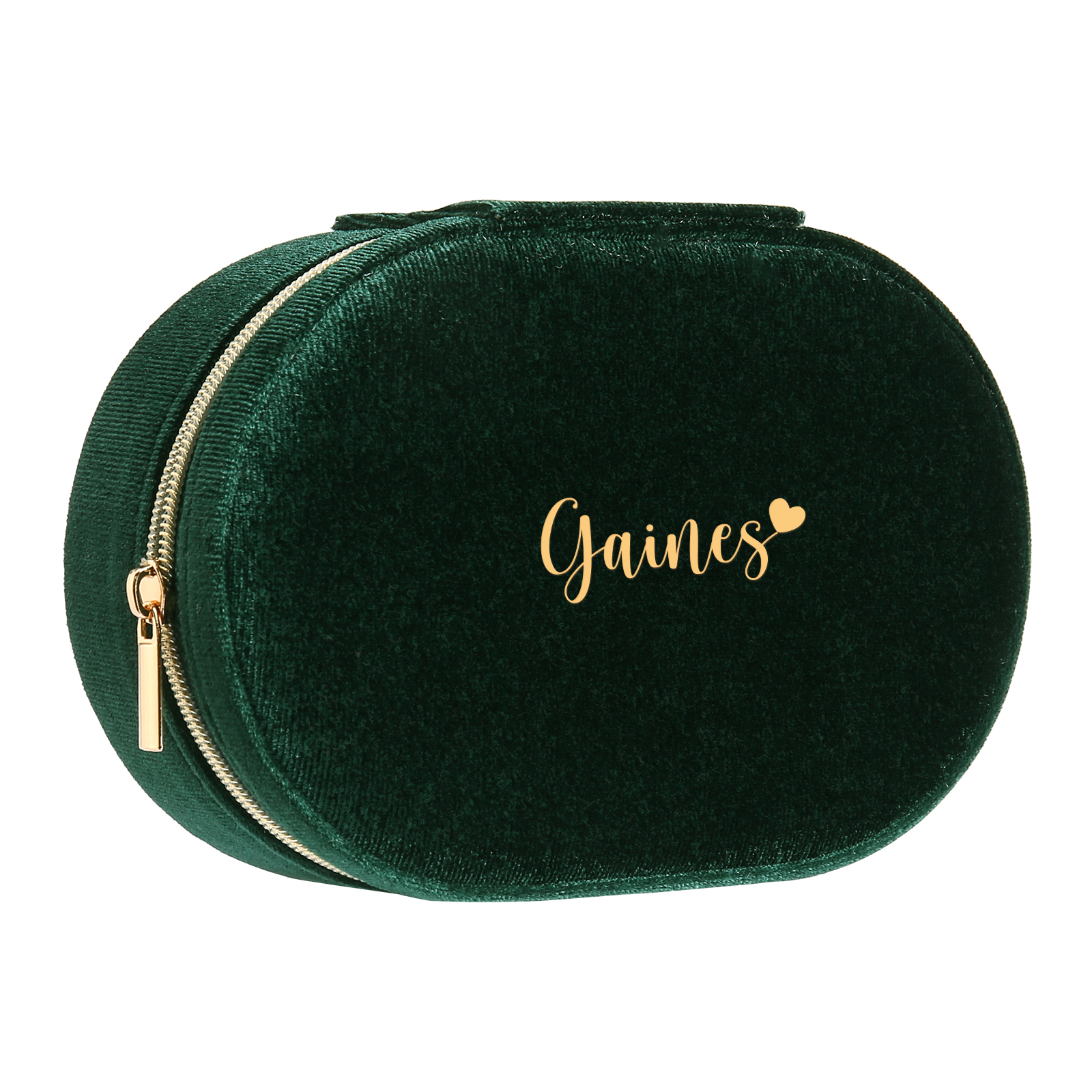 Personalised Name Jewelry Storage Box Zipper Custom Travel Jewelry Box Gifts for Ladies Girls-Jessemade AU