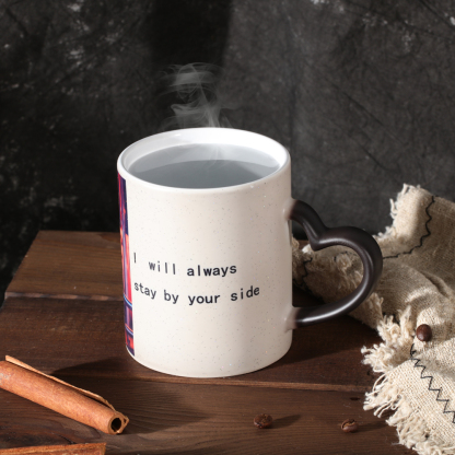 Personalised Photo Colour Changing Mug Custom Lettering Picture Mug-Jessemade AU