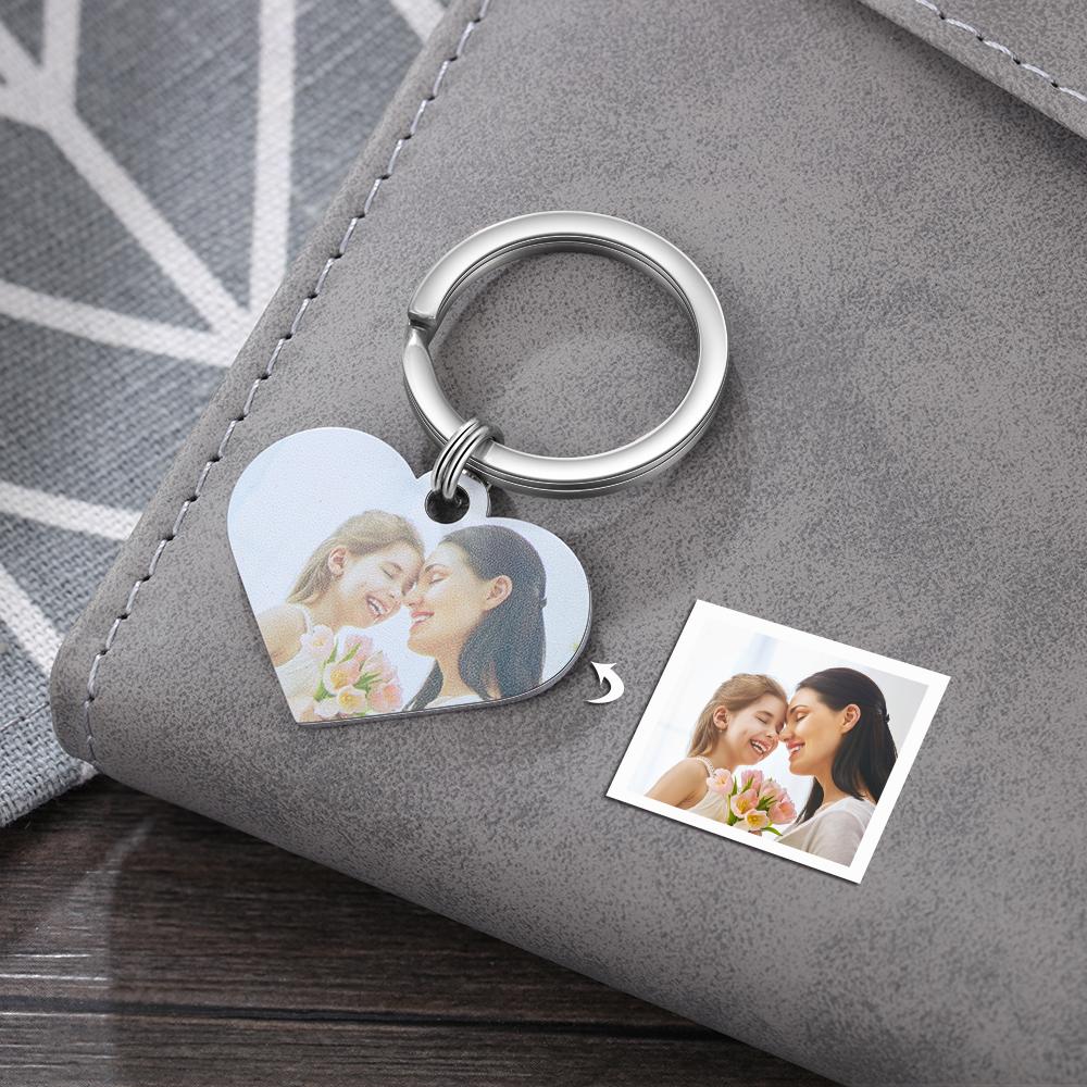 Personalised Keychain Engraved Photo Keychain Gifts For Her-Jessemade AU