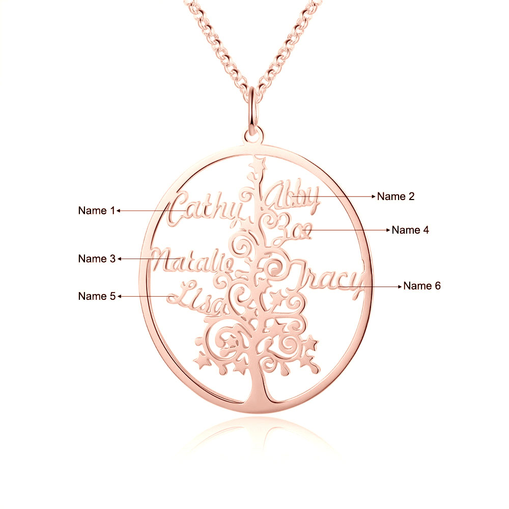 Christmas Tree Custom Name Necklace-Jessemade AU