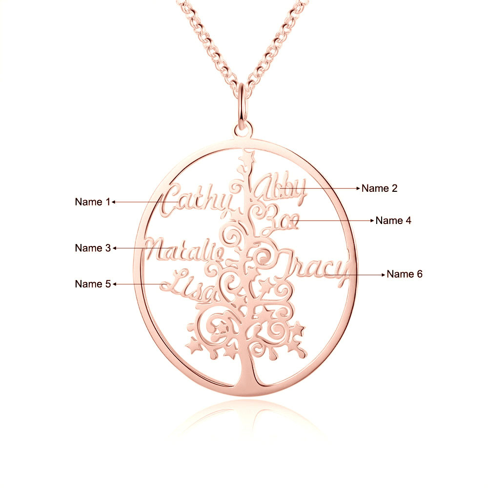 Christmas Tree Custom Name Necklace-Jessemade AU