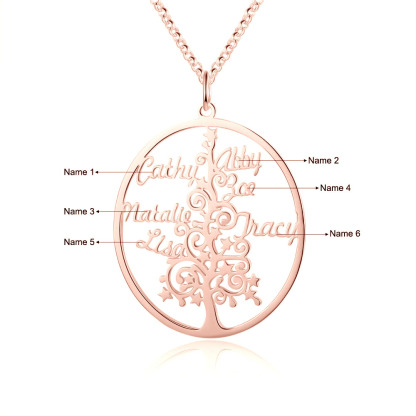 Christmas Tree Custom Name Necklace-Jessemade AU