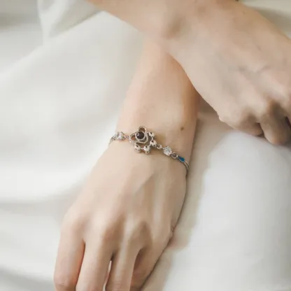 Personalised Projection Bracelet Love Style Paw Photo Bracelet Gifts for Her-Jessemade AU