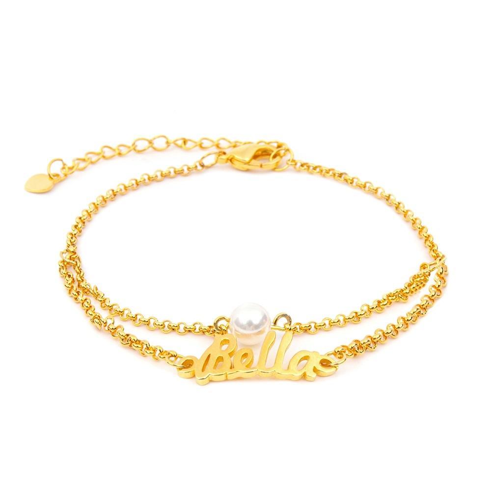 Personalised Bracelet Custom 1 Name Bracelet Gift For Her-Jessemade AU