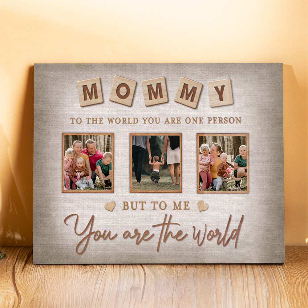 To My Mommy Personalised Picture Board Customised Photos Keepsake Wood Signs Photo Frame Gifts For Mother-Jessemade AU