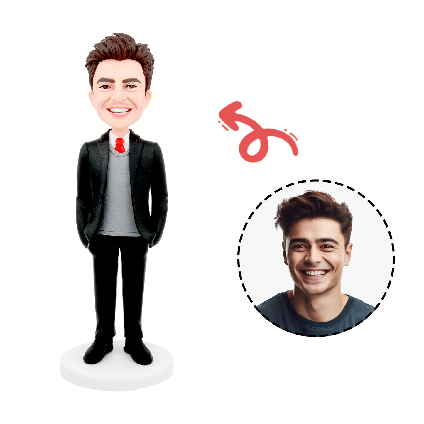 Bobblehead Doll Handmade Funny Gift-Jessemade AU