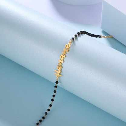 Personalised Infinity Bracelet Custom 1 Name Bracelet Gift For Women-Jessemade AU